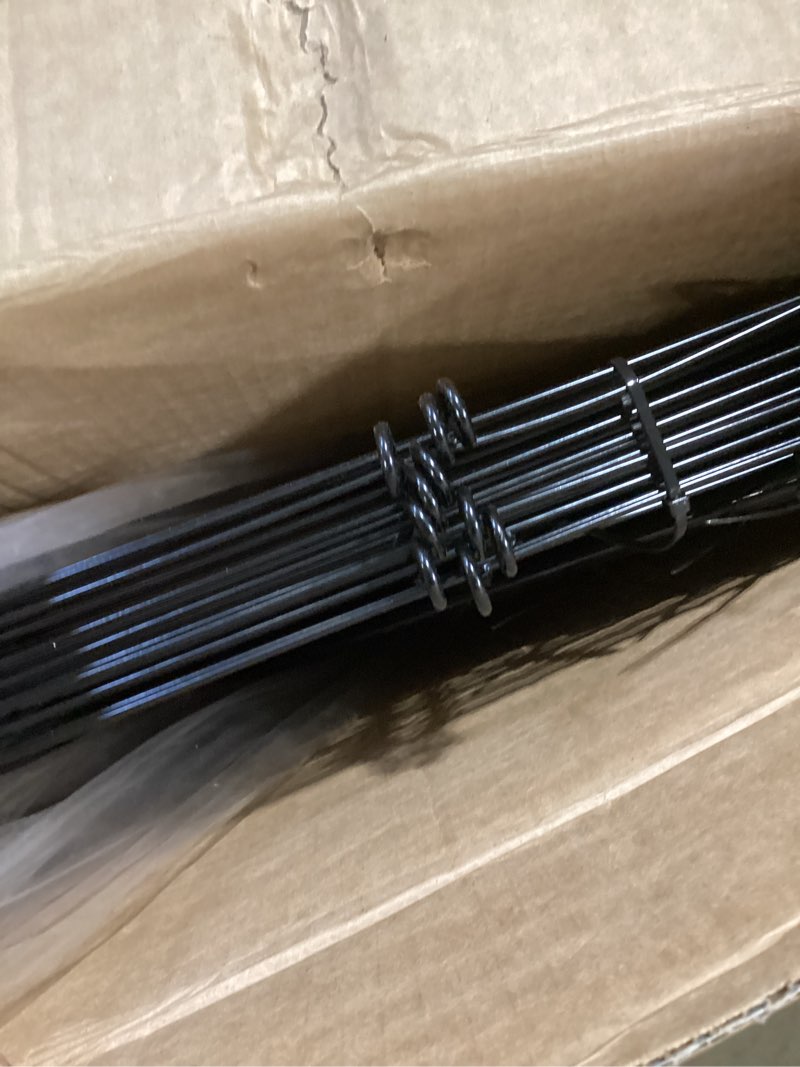 Condition photo showing Good Condition for 10 panels decorative garden fence - 32 in (h) x 23.6 ft (l) no dig dog fence outdoor for yard, rustproof tall garden fencecing panels, animal barrier suitable for yard border, patio, and outdoor use 10 pack - 32 in (h) x 23.6 ft (l)