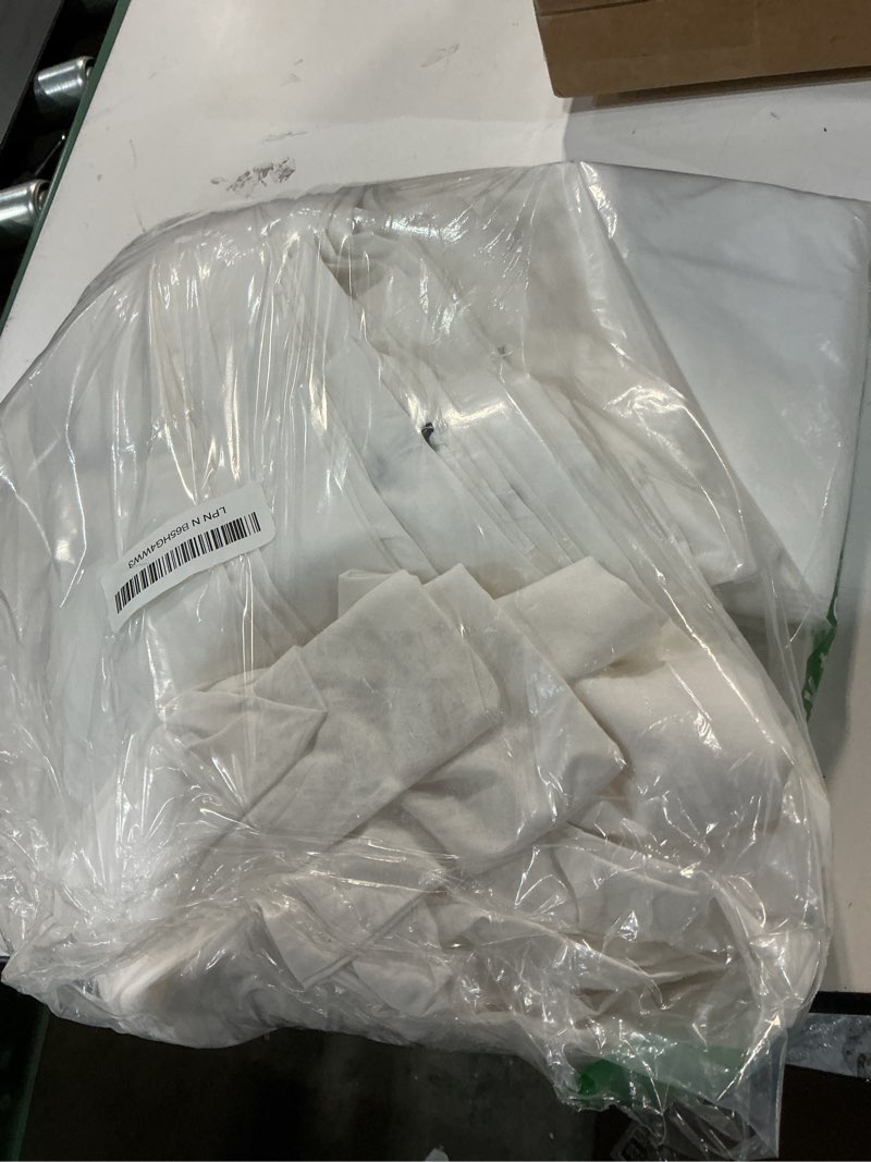 Condition photo showing Good Condition for Bedsure Luxury Hotel Duvet Cover King Size, 100% White Cotton Embroidery Bedding Set, Includes 1 Duv