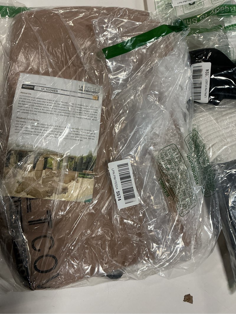 Condition photo showing New/Like New for ULTCOVER Waterproof Outdoor TV Cover for 60-65 inch Outside Flat Screen Televisions with Mounts and Stands 60" - 65" Brown