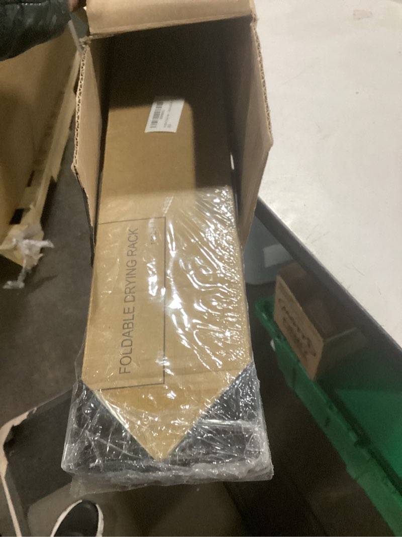 Condition photo showing Good Condition for Drying Rack Clothing,Clothes Drying Rack Wall Mounted,Laundry Drying Rack Wall Mount,Foldable,Collapsible,60 lb Capacity 5 Aluminium Poles with 12 Hooks,Space Saving Clothes Drying Rack,White 40" 40" White