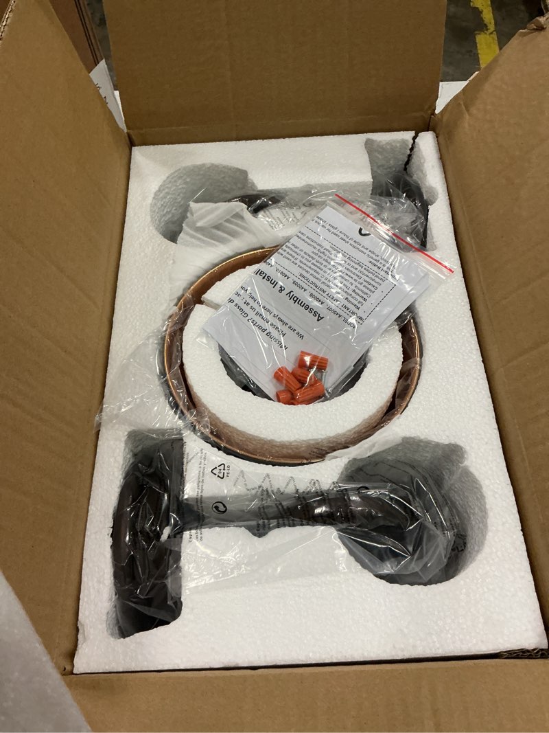 Condition photo showing New/Like New for oil rubbed bronze dusk to dawn outdoor lights 2 pack 9 inch farmhouse barn lights outdooroutside wall light for house garage doorway porch 2 pack h9 dusk dawn bronze"