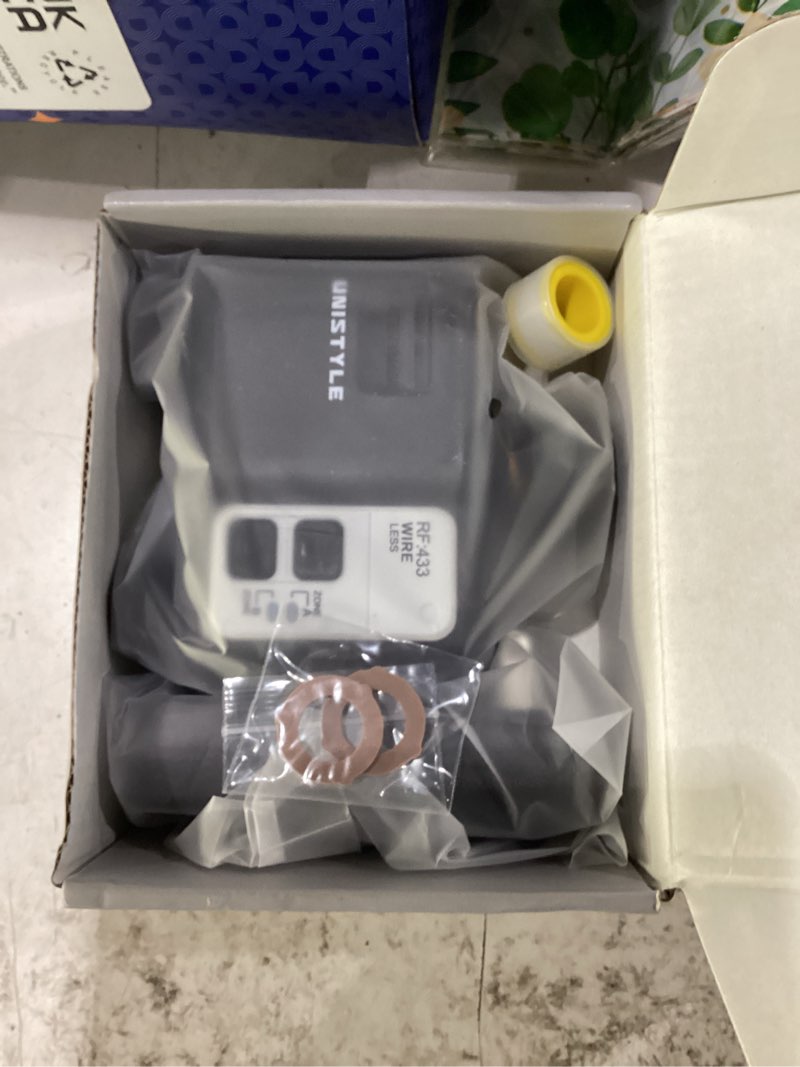 Condition photo showing New/Like New for [all-new 2027] 1700ft wifi sprinkler timer 2 zone, unistyle smart hose timers compatible alexa & google voice and app control, water timer for garden hose with auto & manual modes for garden lawn 2 outlet