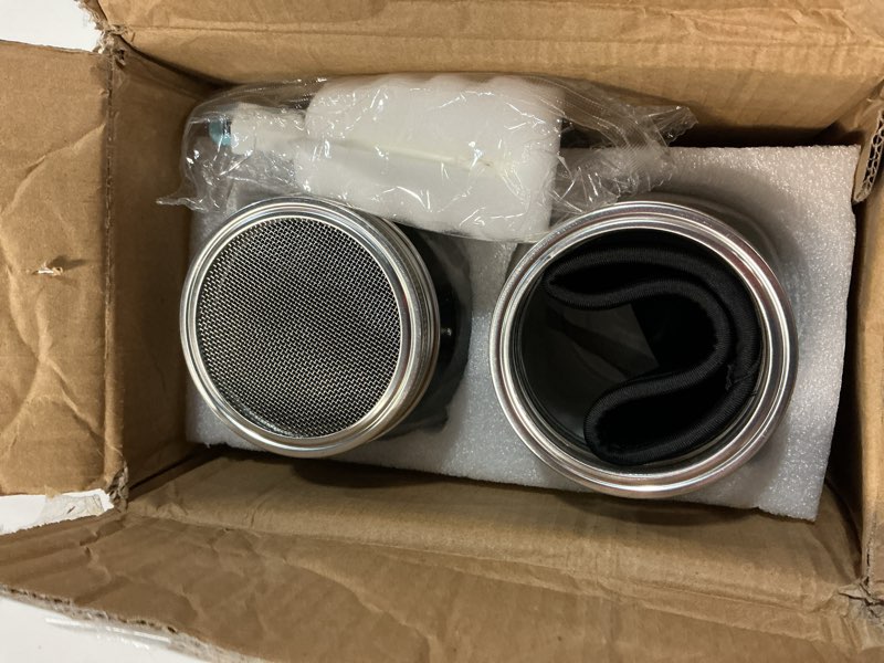 Condition photo showing Good Condition for seed sprouting jar kit - 2 wide mouth mason jars with 316 stainless steel sprouting lids covers, drip tray and stand for growing broccoli alfalfa beans sprout (two jars)