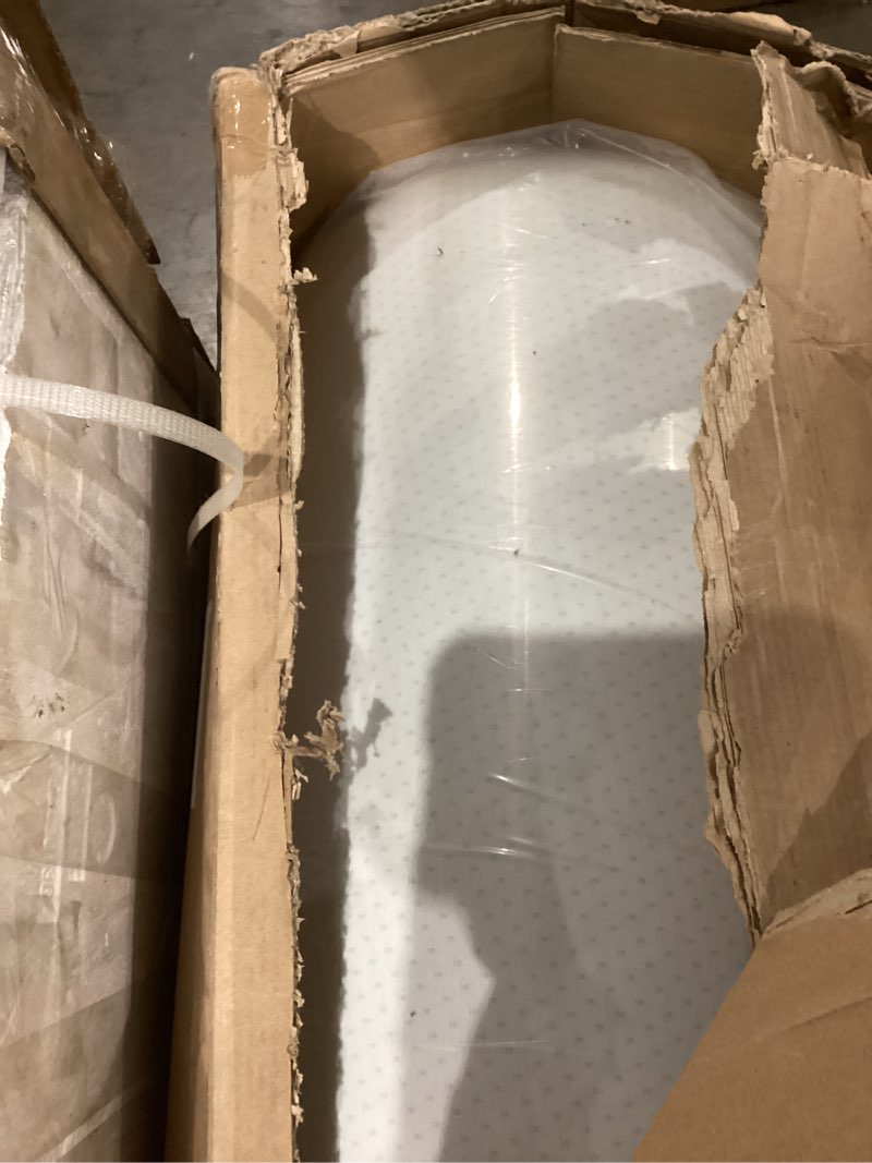 Condition photo showing New/Like New for zinus 12 inch king green tea memory foam mattress [new version], fiberglass free, medium firm feel, zoned pressure relief, certified safe foams & fabric, mattress in a box white king 12in small box