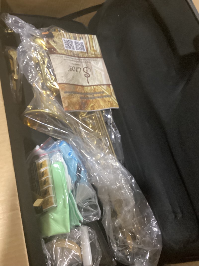 Condition photo showing Good Condition for SLADE Alto Saxophone Eb Alto Saxophone for Beginner Students, Gold, WSS948