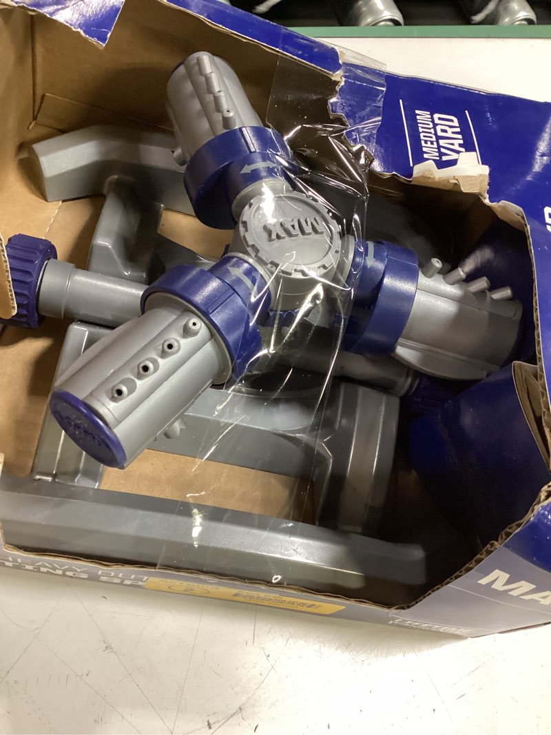 Condition photo showing Good Condition for orbit max 1250-sq. feet rotating sled lawn sprinkler