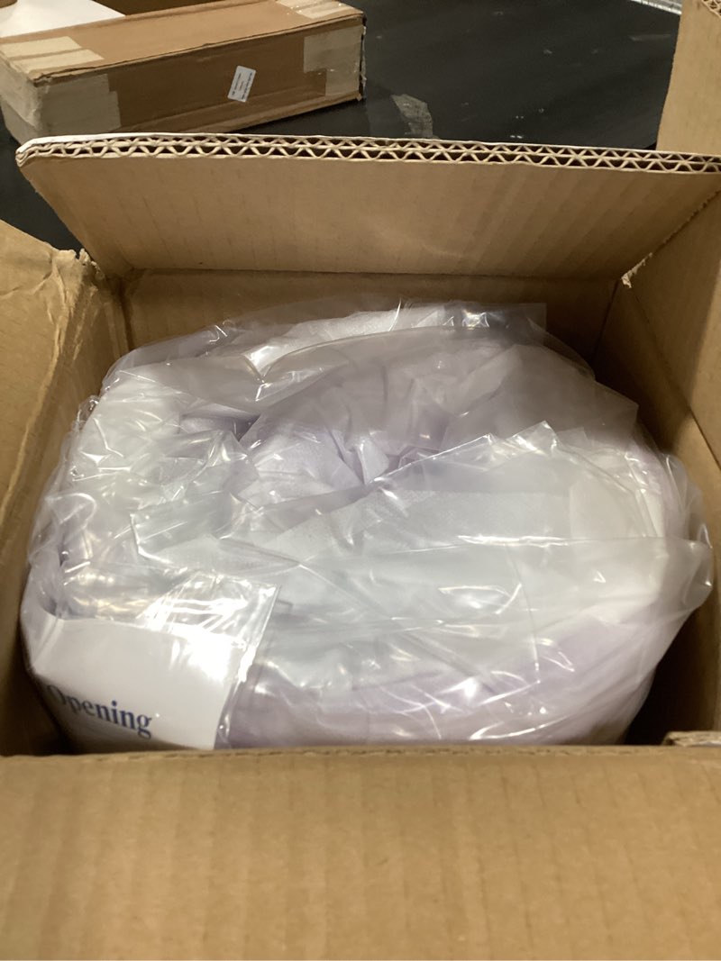 Condition photo showing New/Like New for LUCID Lavender Infused 3 Inch Memory Foam Mattress Topper with 5 Zones – Twin Size – Plush Feel – CertiPUR Certified – Dorm Room Essentials 3 Inch Twin Lavender