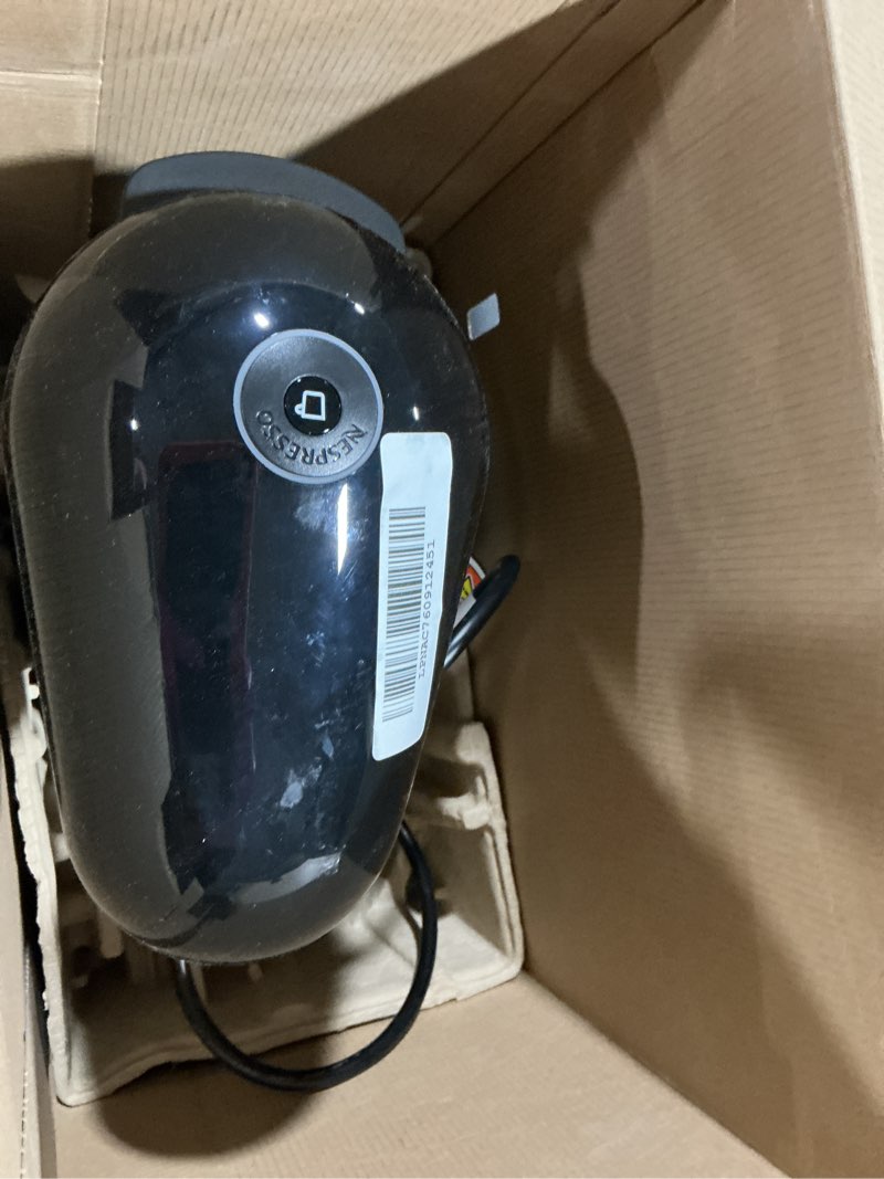Condition photo showing As Is for nespresso bnv420ibl vertuoplus espresso machine by breville  ink black