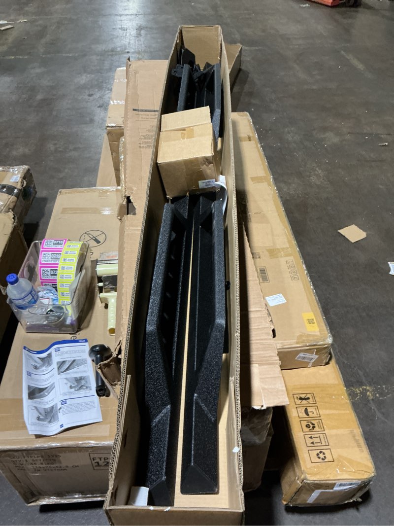 Condition photo showing Good Condition for tyger auto landerx running board compatible with 2005-2026 nissan frontier | crew cab | tg-lx3n82398 | drop step side step rail nerf bars