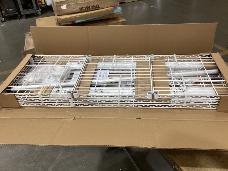 Condition photo showing New/Like New for ulif f2 clothes rack, 5 tiers heavy duty garment rack for bedroom, freestanding adjustable closet storage organizer, 46.1" w x 15.4" d x 78.3" h, load 630lbs, upgraded white