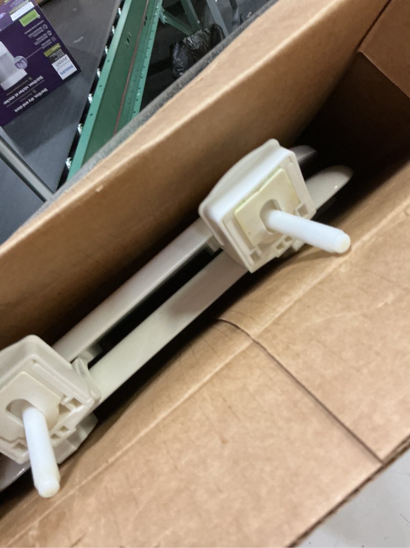 Condition photo showing As Is for Mayfair NextStep2 Toilet Seat with Built-In Potty Training Seat, Slow-Close, Removable that will Never Loosen, Elongated, White Elongated (1-Pack) 1-Pack