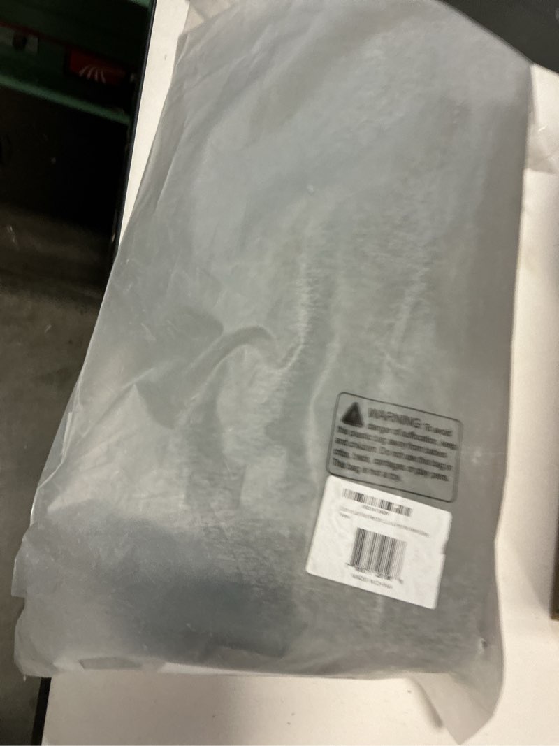 Condition photo showing Good Condition for Cushion Lab Ergonomic Foot Rest for Under Desk – Patented Massage Ridge Design Memory Foam Foot Stool Pillow for Work  Home  Gaming  Computer  Office Chair – For Back & Hip Pain Relief - Light Grey