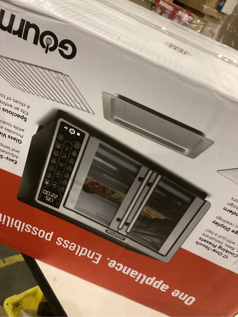 Condition photo showing New/Like New for Gourmia 17-in-1 Multi-Function Air Fryer Oven, Silver