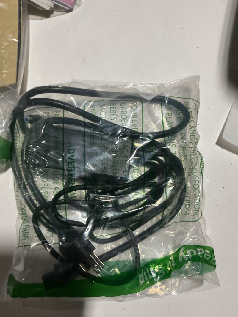 Condition photo showing As Is for 45w charger compatible with hp notebook 15 hp pavilion 14 tpn-la15 tpn-ca14 r-41013153 l25296-002 l25296-001 l25296-003 741727-001 l25296-011 213349-109 19.5v 2.31a smart blue tip laptop power adapter new 45w