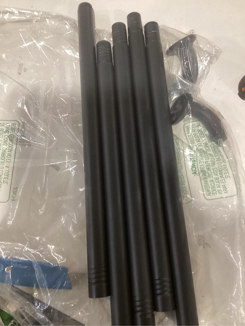 Condition photo showing Good Condition for Wrap Around Curtain Rods,Black Curtain Rods 28 to 48 Inch,5/8 Inch Adjustable Blackout Curtain Rod Set,Room Darkening Single Window Rod,Metal Thicken Hidden Curved Drapery Rod 28-48",Matte Black 28-48" ( 1pack ) Matte Black