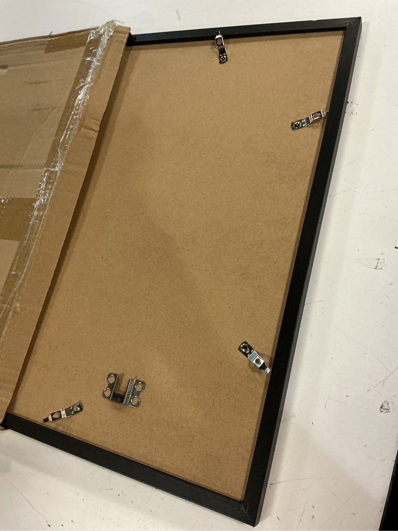 Condition photo showing Good Condition for happyhapi 16x20 picture frames collage wall decor for instax mini film, displays 19pcs 2.13x3.4 instant photos with mat or 1pcs 16x20 picture without mat for wall mounting, 1 black heart-shaped frame