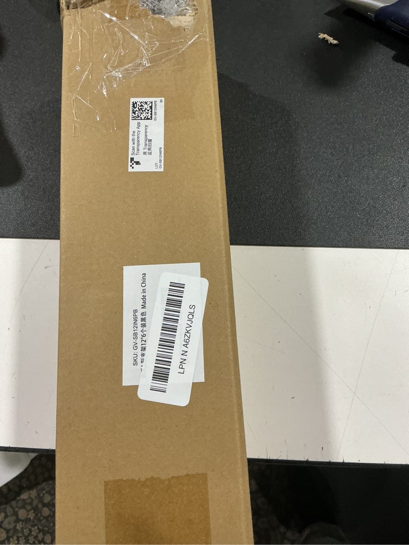 Condition photo showing Good Condition for Goovilla Shelf Bracket, Heavy Duty Floating Shelf Brackets 12 inch Long, 6 Pack Brackets for Shelves