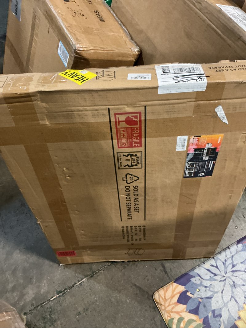 Condition photo showing New/Like New for pizza oven table for ninja woodfire, blackstone, cuisinart, 32x24 inch stainless steel outdoor grill prep cart with hooks, portable food station 35.6 in.