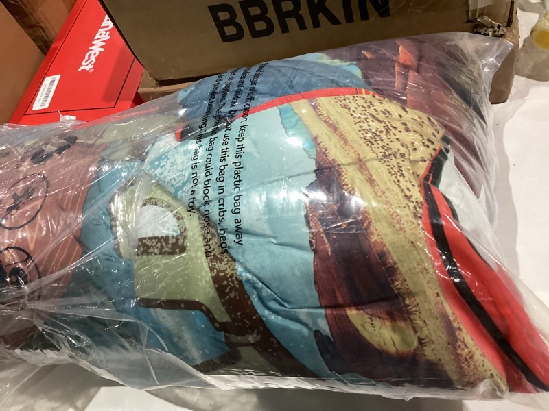 Condition photo showing Good Condition for Disney/Pixar Cars Tune Up Blue/Gray 7 Piece Full Bed in A Bag with Lightning McQueen & Mater in Radiator Springs (Official Disney/Pixar Product) 7 Piece Full Cars