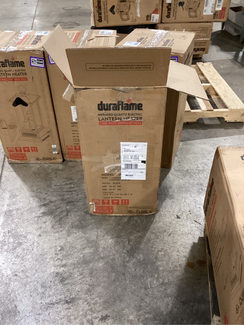 Duraflame Up to 1500-Watt Infrared Compact Personal Indoor Electric Space Heater with Remote Included