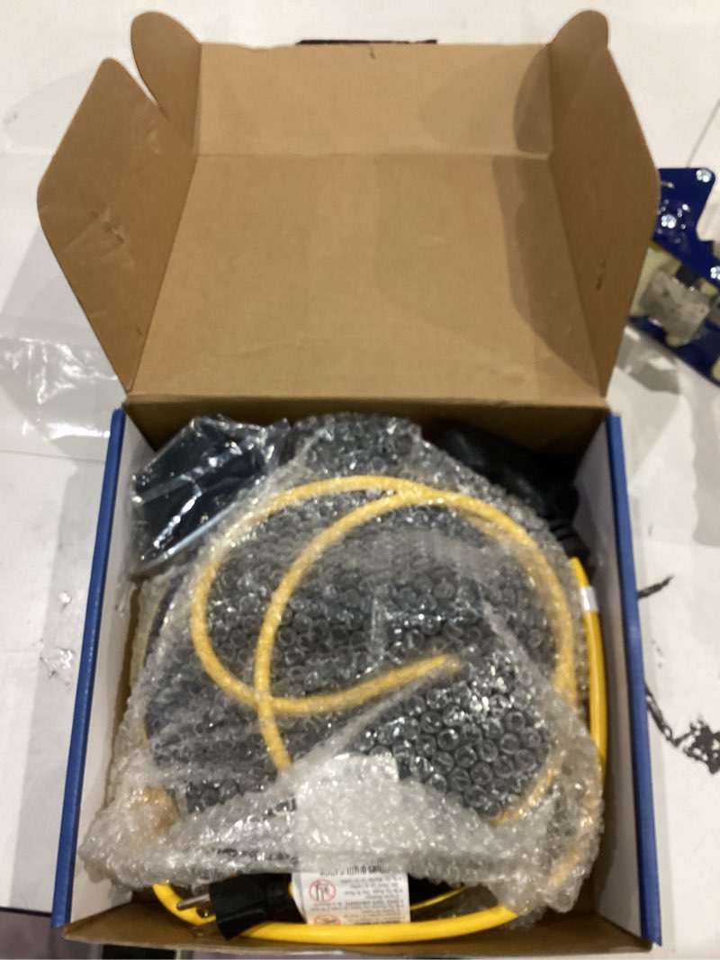 Condition photo showing Good Condition for DEWENWILS 30 Ft Retractable Extension Cord Reel, Ceiling/Wall Mount 16/3 Gauge SJTW Power Cord with 3 Electrical Outlets Pigtail for Garage and Shop, 10 Amp Circuit Breaker, Metal Plate, UL Listed Black/Yellow-yellow Cord
