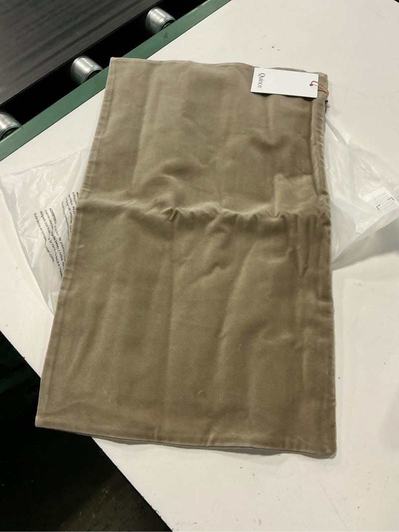 Condition photo showing As Is for corduroy cotton velvet pillow cover (set of
