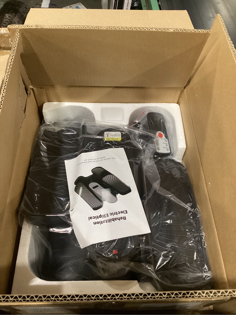 Condition photo showing New/Like New for HOMGIM Under Desk Elliptical Machine - Quiet Motorized Leg Exerciser with Smart Remote, 12-Speed Manual Programs Auto/3 Auto Programs LCD Display & Bidirectional Motion for Home/Office Black