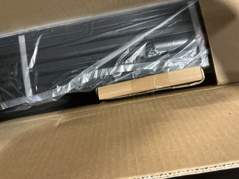 Condition photo showing New/Like New for SMONTER Free Standing Dog Gate with Door Walk Through, 152" Extra Wide Foldable Dog Fence, 6 Panels 