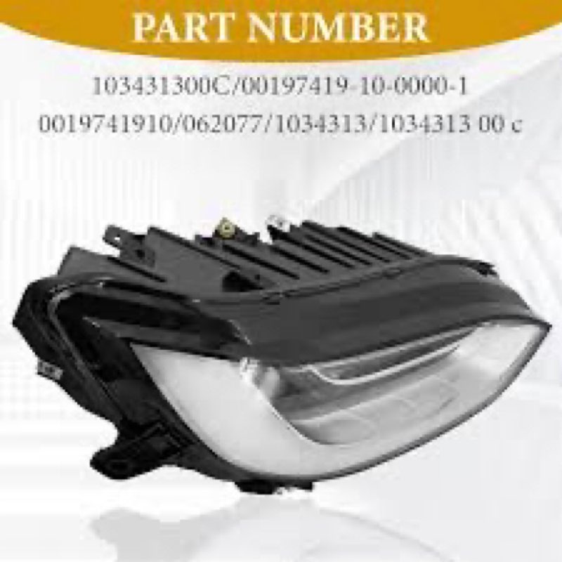 JaoRop 103431300C LED Headlight Assembly Fits For Tesla Model X 2015 2016 2017 2018 2019 Front Right