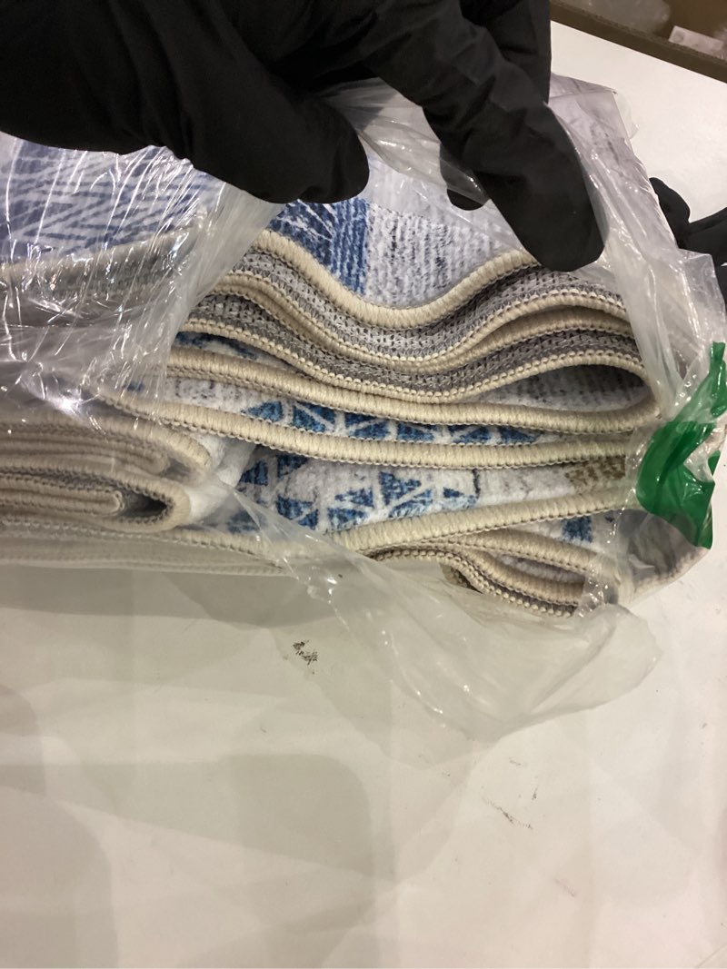 BESTSWEETIE 2x10 Area Rugs for Living Room Washable Moroccan Farmhouse Neutral Geometric Low Pile No