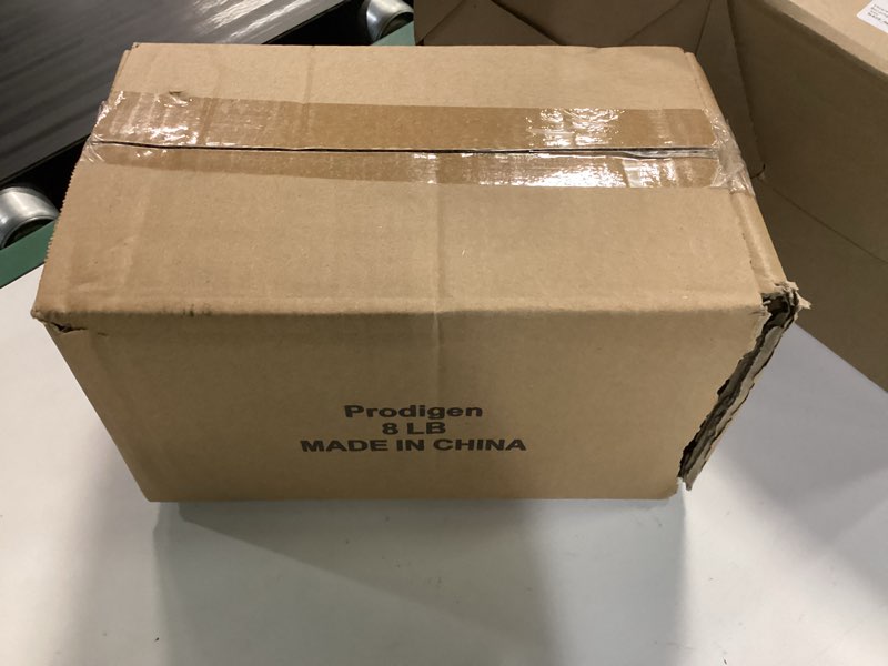 Condition photo showing New/Like New for prodigen weighted vest for women and men 8 12 16 20 25 30 lbs with reflective stripe and double adjustable buckle straps weight vests for strength training, jogging, cardio, weight loss blue 8lbs