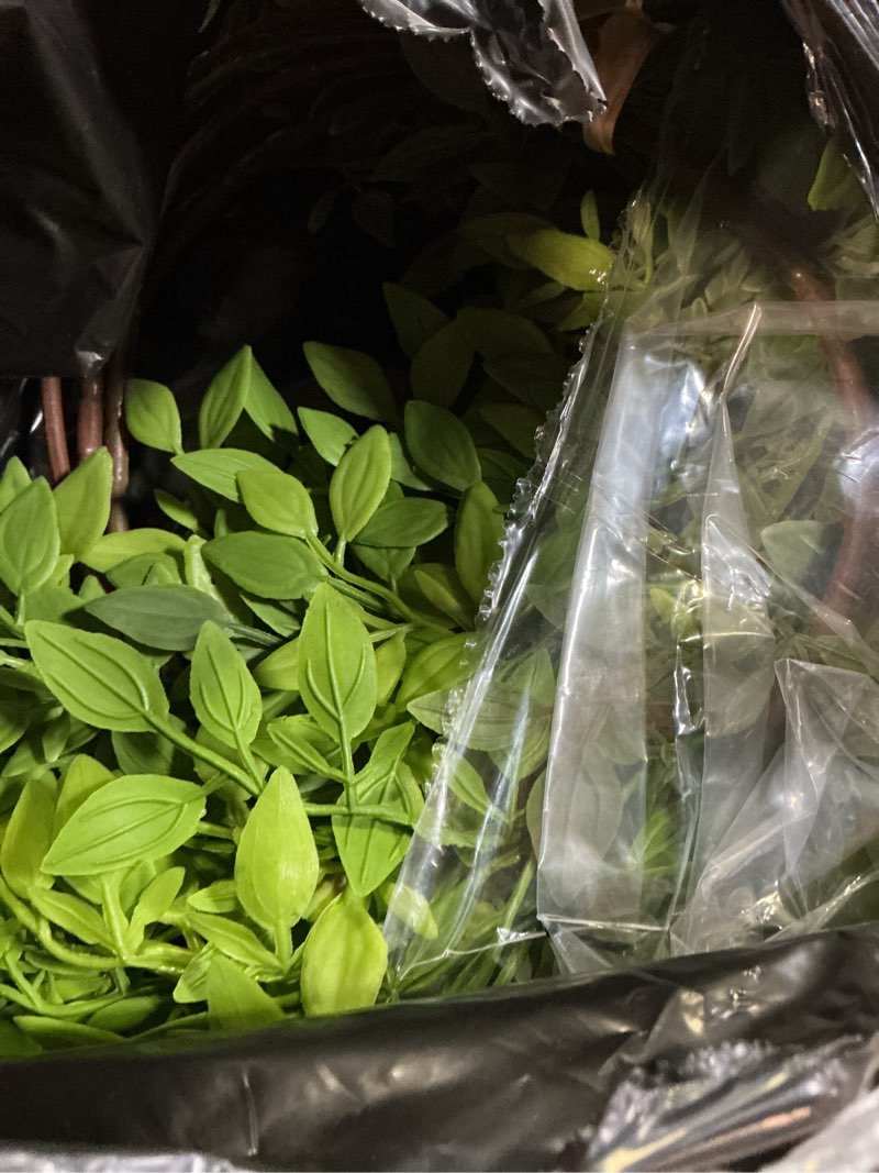 Condition photo showing As Is for melorca&guilla artificial plants,4pcs 43.3" green nandina faux branches for vase,faux greenry stems fake plants for shop garden office home décor green nandina 4