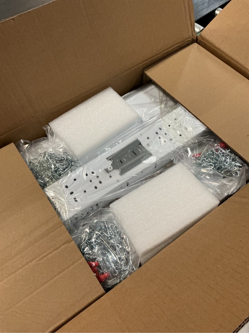 Condition photo showing New/Like New for 150w led linear high bay light, 45000lm linear high bay shop light commercial 120-277v, 5000k high bay lights for warehouse, garage factory, ul listed, 5 years warranty, 4 pack