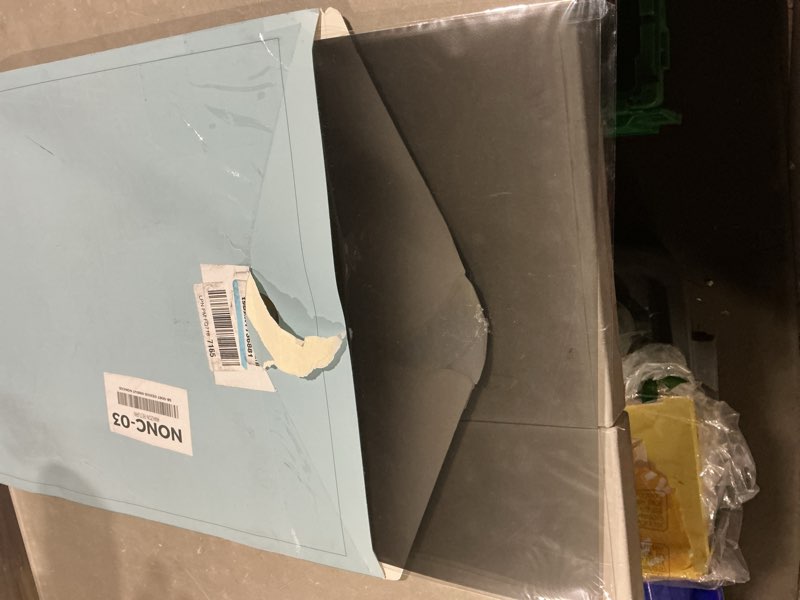 Condition photo showing As Is for 32 inch computer privacy screen filter for 16:9 aspect ratio widescreen monitor - anti glare blue light filter, removable computer monitor privacy shield, anti-scratch screen protector film 32 in 32'' privacy screen (16:9)