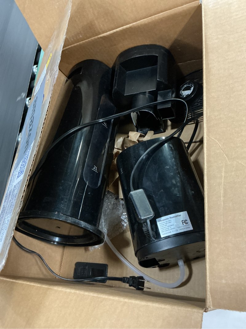 Condition photo showing As Is for humidifiers for bedroom large room with 7l/1.85gal room humidifier for bedroom large humidifier, smart app & remote control, 4 mist levels humidifiers midnight