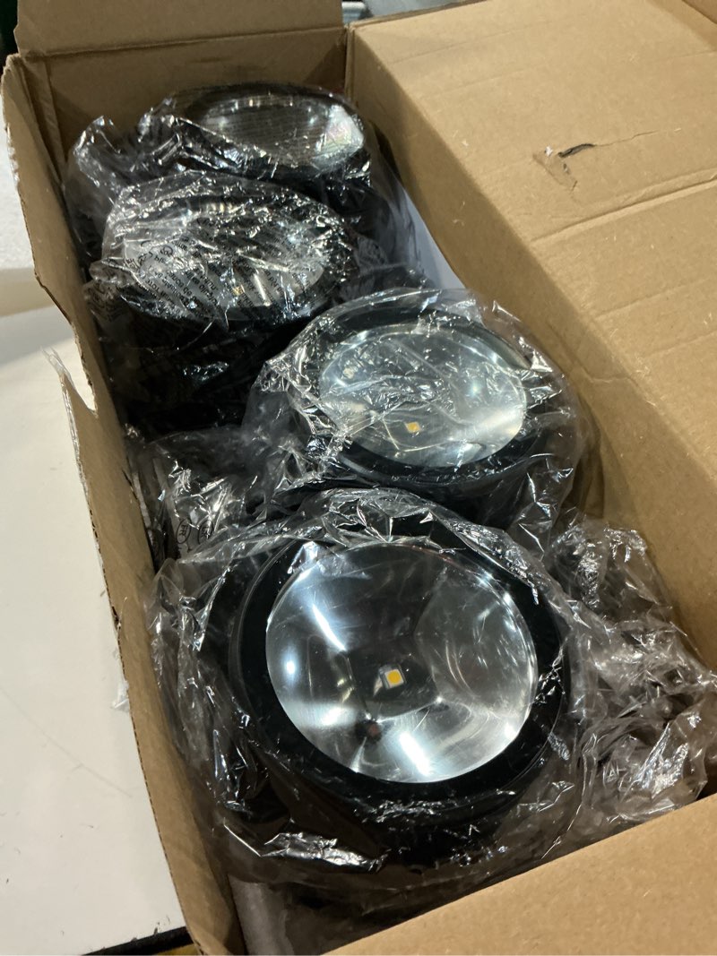 Condition photo showing New/Like New for solar wall lights outdoor 4 pack, up and down lighting solar wall sconce, dusk to dawn warm white led, ip65 waterproof exterior decorative lights for porch, patio, fence, garage, garden