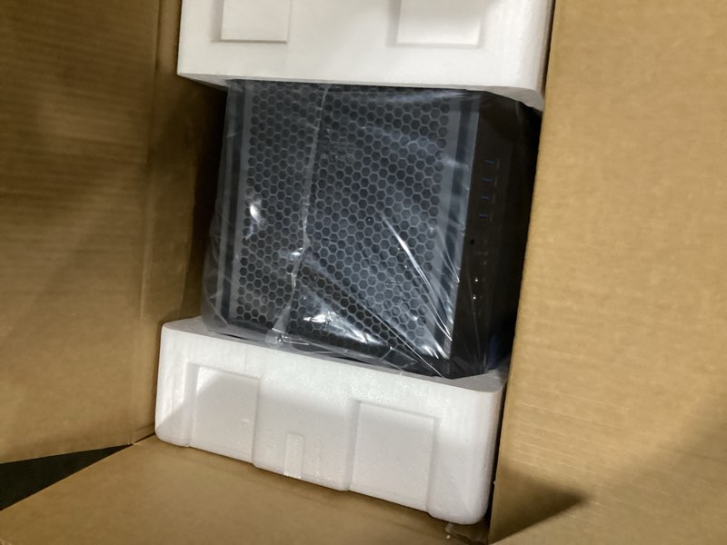 Condition photo showing New/Like New for thermaltake tower 600 black mid-tower case; hidden-connector motherboard support; rotational slots; 3 year warranty black case