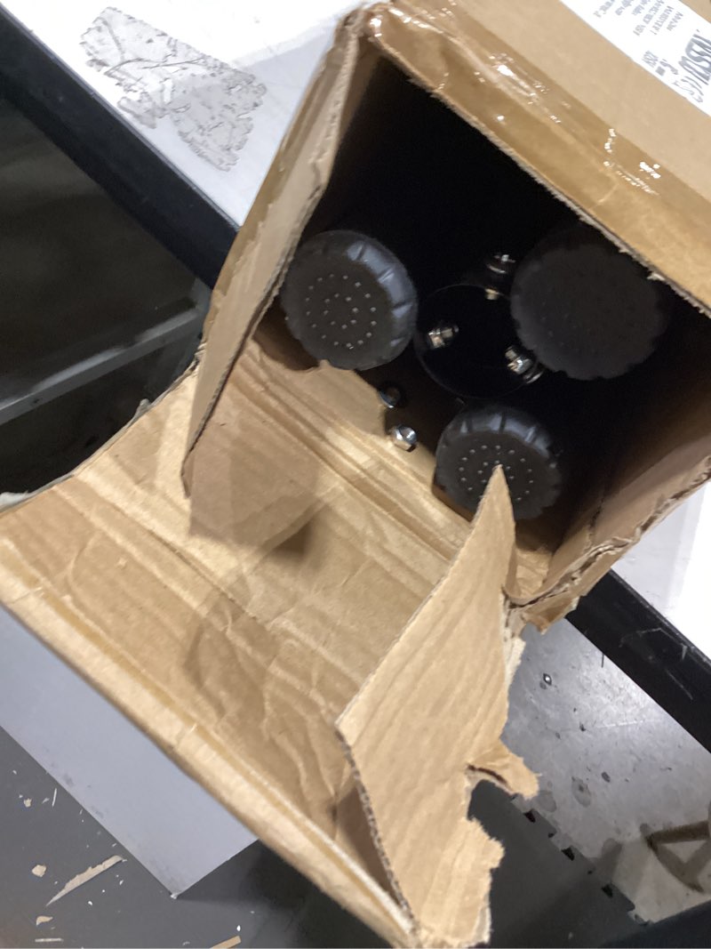 Condition photo showing As Is for 3dhologramfan stand with multi-function base, height 39.4 to 69 inch, 150 pounds load-bearing for a variety of 3d rack