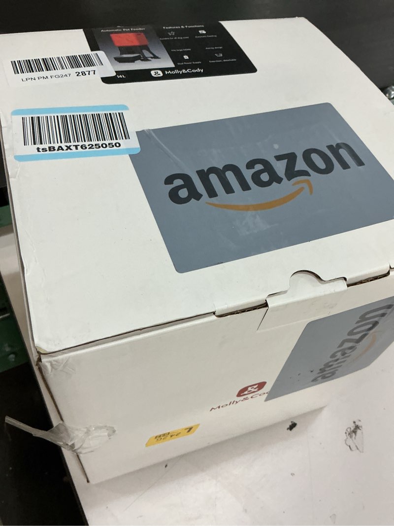 Condition photo showing Good Condition for Automatic Dog Feeder for Large Dogs, 14L Capacity, Remote Feeding, Anti-Blockage System, Timed Auto Dog Food Dispenser, 2.4G WiFi App Control?Dual Power Supply,Stainless Steel Bowl 14L-with WiFi