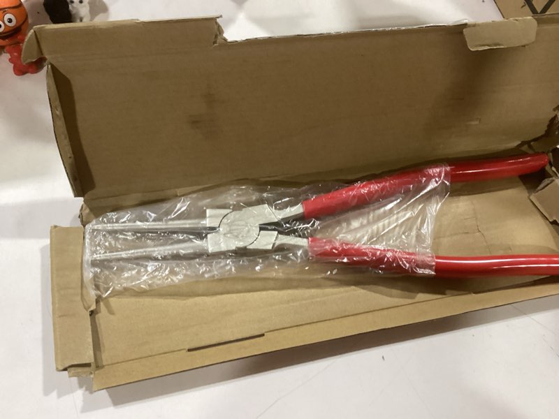 Condition photo showing Good Condition for TOOLEAGUE 13" Large Snap Ring Pliers, Circlip Pliers,Straight Internal Heavy Duty for Ring Remover Retaining,1 Pc 13 inches (Straight Internal, 1Pc) Red