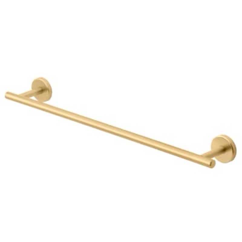 allen + roth harlow 18-in gold wall-mount single towel bar
