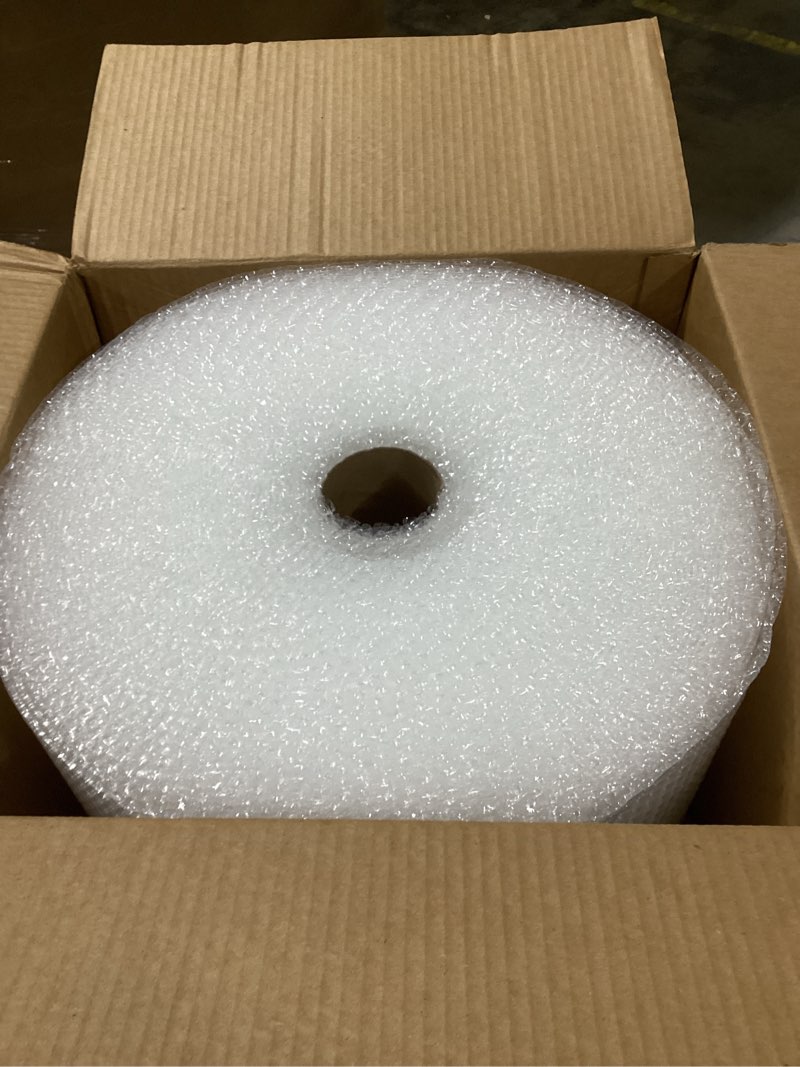 Condition photo showing Good Condition for Amazon Basics Bubble Cushioning Wrap Packing Material for Fragile Items, Perforated, 12 inch x 175 ft Long Roll, Small 3/16", Clear Clear 12 inch x 175 ft