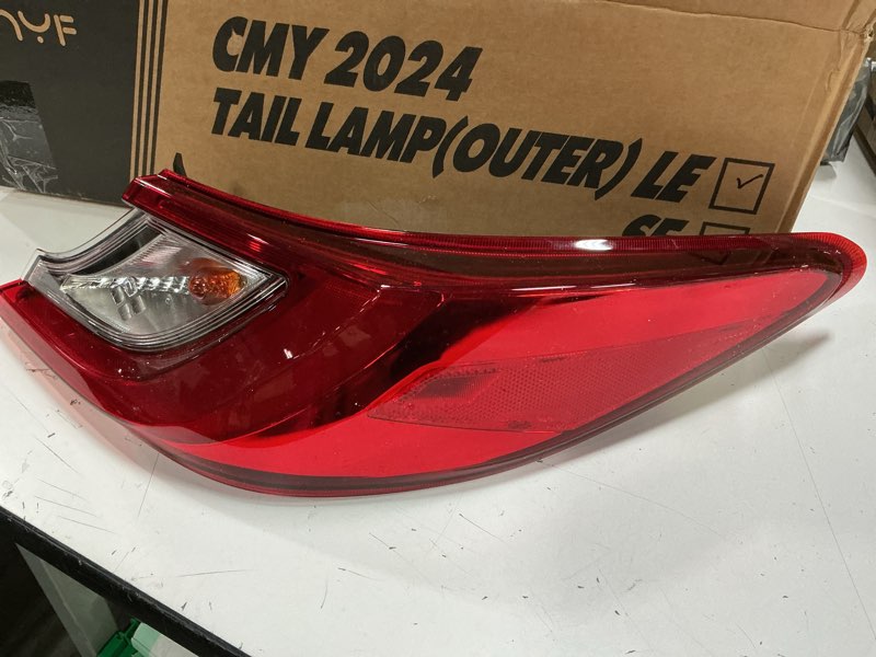 Condition photo showing Good Condition for (similar)outer tail light assembly for 2025+ toyota camry le/se models right passenger side taillight brake light replaces #81550-aq010,w/o bulbs (outer r)