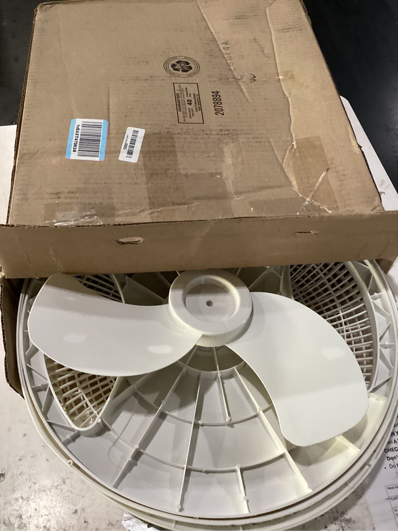 Condition photo showing Good Condition for lasko oscillating pedestal fan - adjustable to 47" - 2520 - white | cooling standing fan for bedroom, living room, and home office, 16" blade diameter, 3 quiet speeds