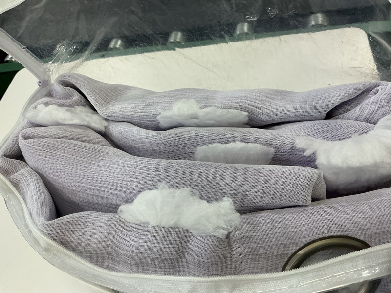 Condition photo showing New/Like New for mysky home lilac curtains for bedroom 72 inches long nursery curtains pom pom white sheer curtains for girls room double layer for toddler bedroom grommet room darkening window panels 52" x 72" 52"w x 72"l (pack of 2) lilac