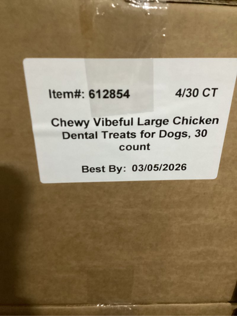 Condition photo showing Good Condition for Vibeful chewy daily dental chews large (case of 4)