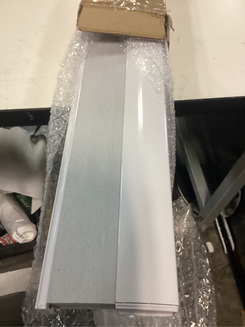 Condition photo showing Good Condition for 1" Cordless Mini Blinds 35" W x 72" H, White Vinyl Blinds, Horizontal Light Filtering Blinds, Window Blinds for Indoor Windows, Office, Kitchen, Bathroom and Living Room. 35"W x 72"H