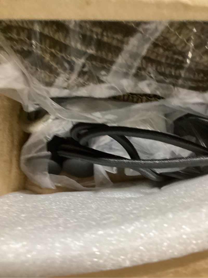 Condition photo showing As Is for KELIXU Patio Shades Roll Up Outdoor Blind, 8’ W x 8’ H Cordless Sun Shade Privacy Screen with 90% UV Protection Exterior Roller Shade Cloth for Porch Pergola Backyard Windows Balcony, Mocha 96"W x 96"H Mocha