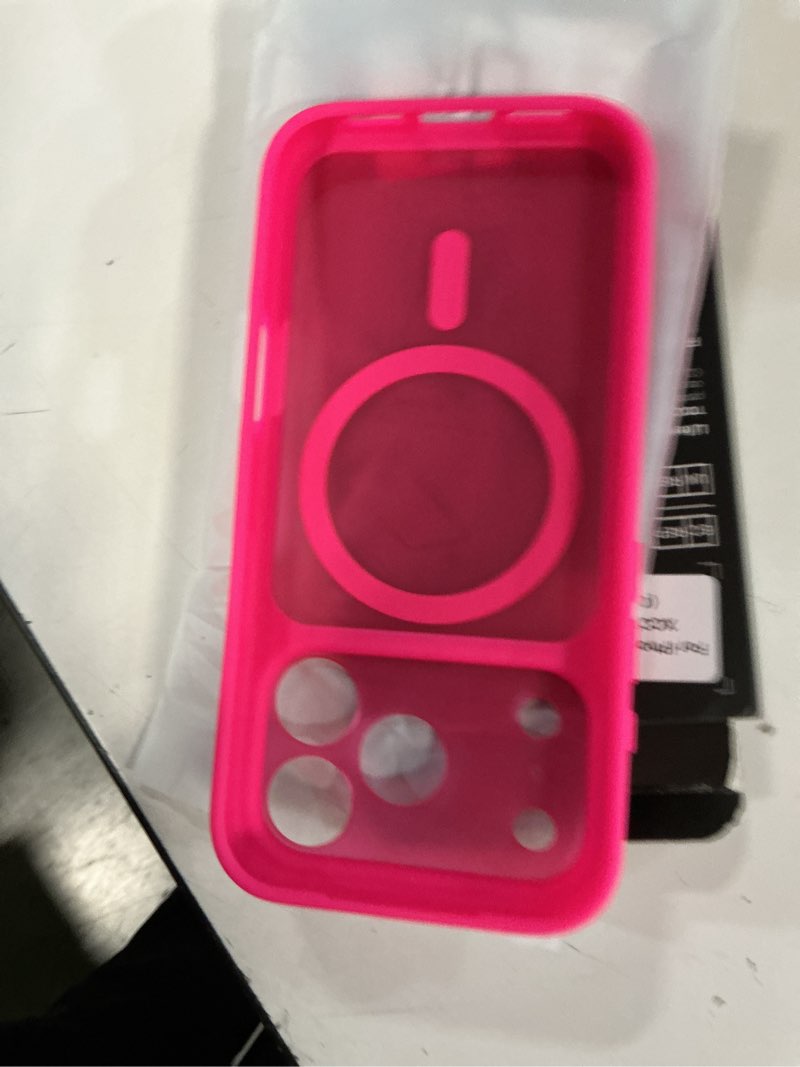 Condition photo showing Good Condition for TOCOL for iPhone 17 Pro Case, Full Camera Protection, Built-in Magnetic Ring, Compatible with Magsafe Charger, Translucent Matte Phone Case for iPhone 17 Pro 6.3 inch (Midnight Purple)' for iPhone 17 Pro Light Purple