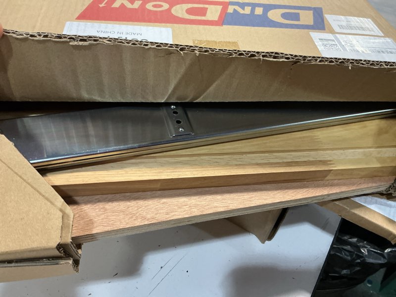 Condition photo showing Good Condition for dindon pull out cabinet organizer (11" w x 18" d) 1 tier?single tier oak wood under cabinet slide out shelf drawer box… 11" w x 18" d oak wood, 1 tier